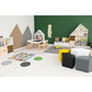 Quadro House Cabinet with 3 Shelves