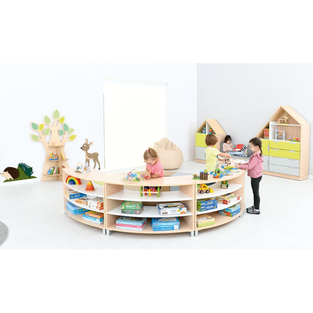 Quadro Curved 1/8-Circle Cabinet by Moje Bambino