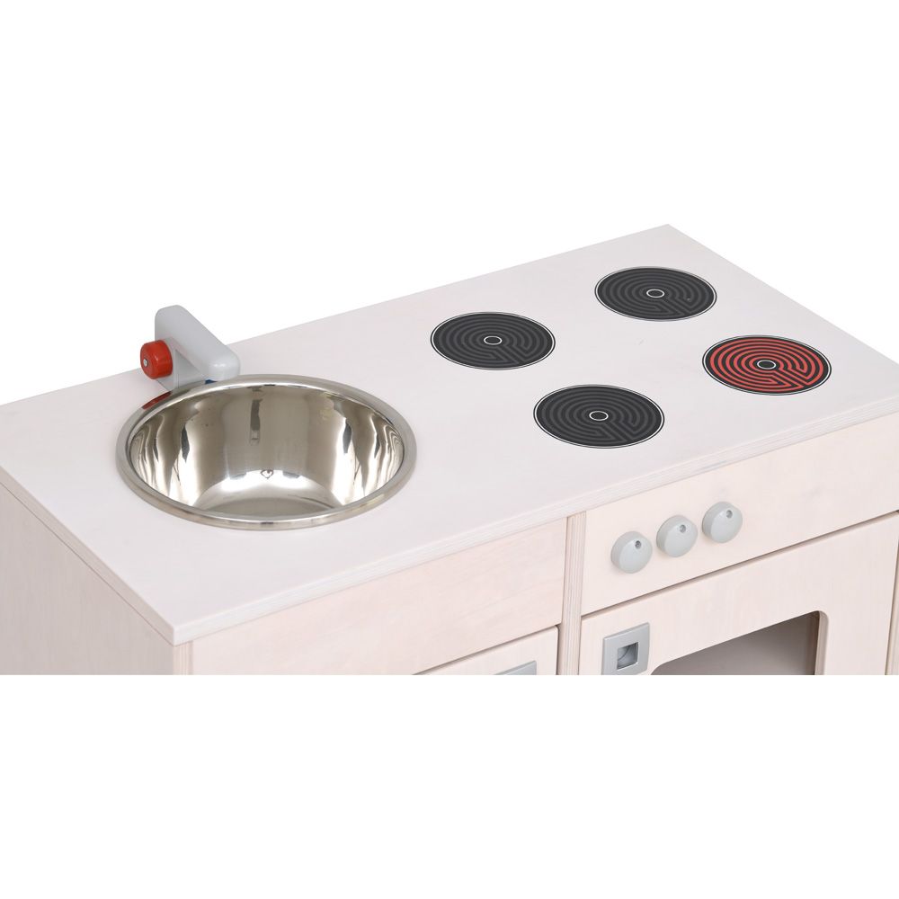 Play Kitchen Cabinet with Stove and Sink by Moje Bambino