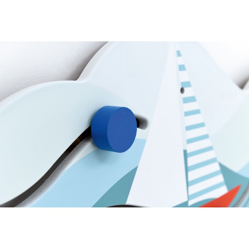 Wave Tracing Wall Activity Panel by Moje Bambino