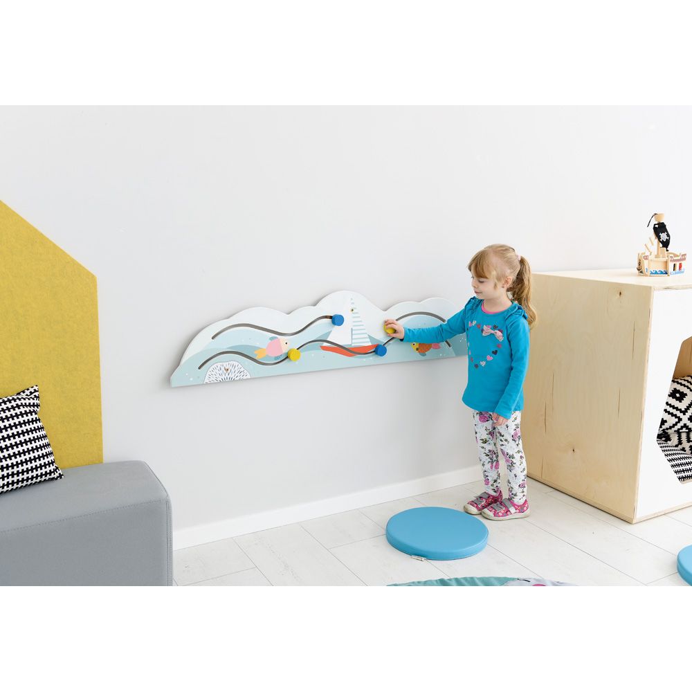 Wave Tracing Wall Activity Panel by Moje Bambino