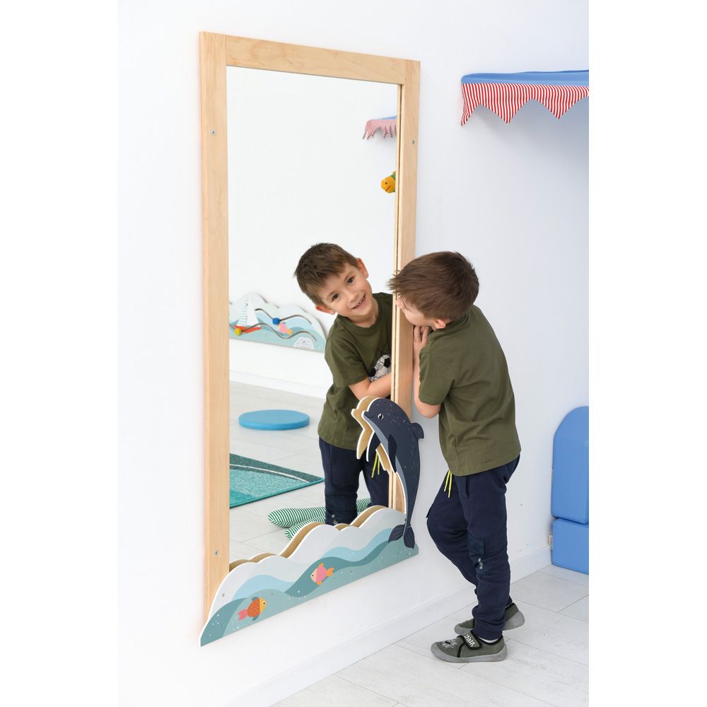 Sea Waves Mirror Frame Decor by Moje Bambino
