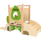 Flora Mini Loft with Stairs and Slide by Moje Bambino