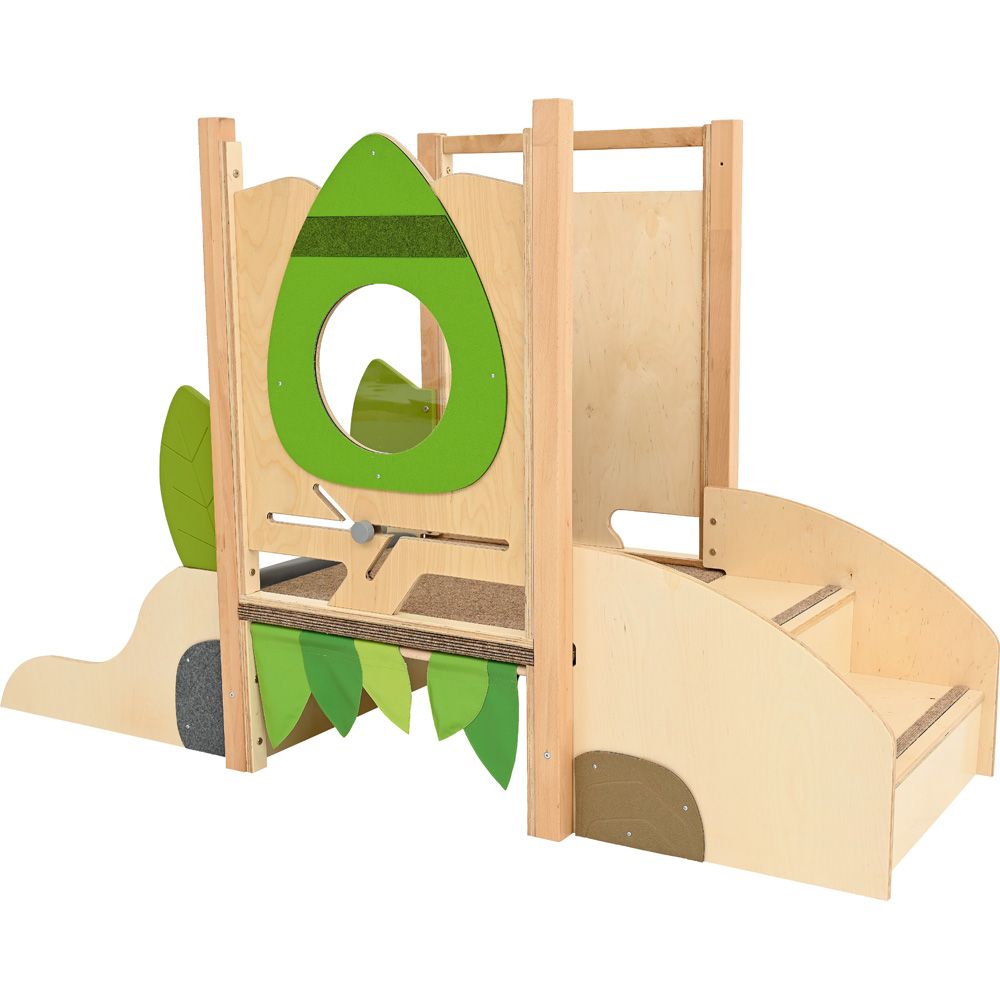 Flora Mini Loft with Stairs and Slide by Moje Bambino