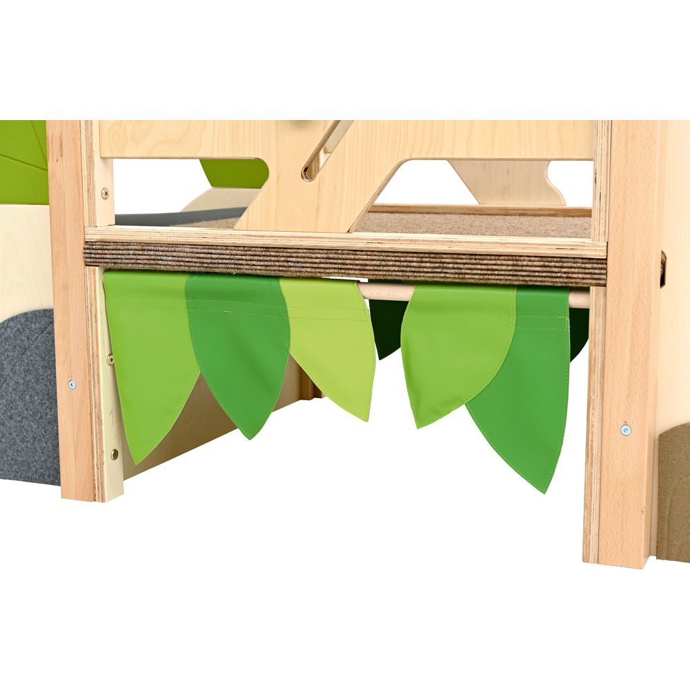 Flora Mini Loft with Stairs and Slide by Moje Bambino
