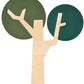 Tree with Rounded Crown Wall Decor by Moje Bambino