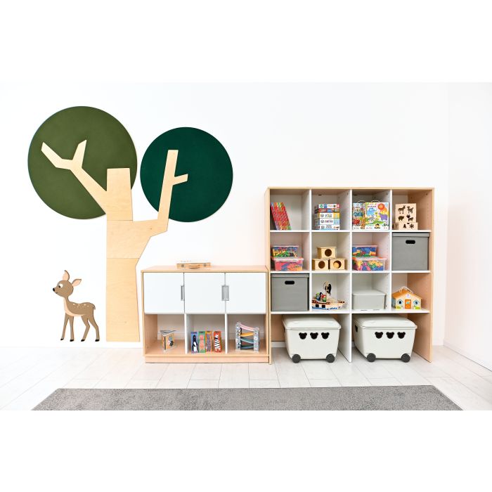 Tree with Rounded Crown Wall Decor
