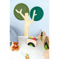 Tree with Rounded Crown Wall Decor