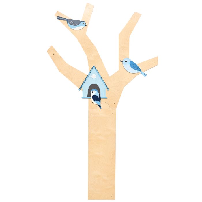 Birds and Birdhouse Magnetic Tree Add-On