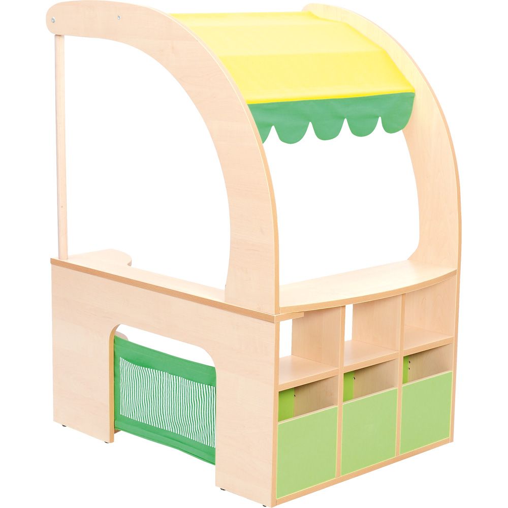 Corner Play Store with Counters and Cubbies by Moje Bambino