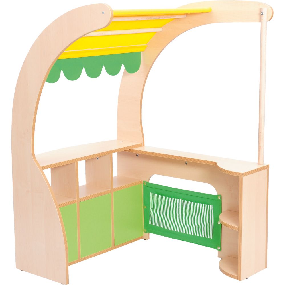 Corner Play Store with Counters and Cubbies by Moje Bambino