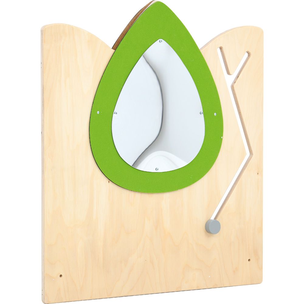 Flora Mirror and Peg Track Sensory Partition by Moje Bambino