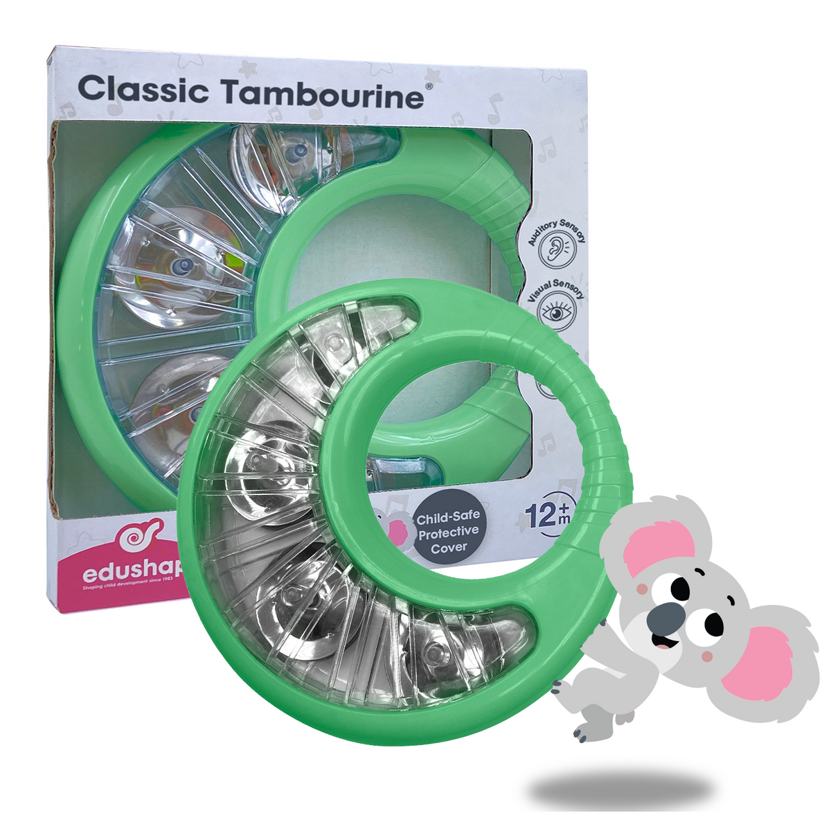 Kids' Tambourine, Green