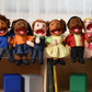 15" Multicultural Children Puppets with Movable Mouths – Set of 6, view 6