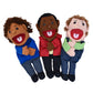 15" Multicultural Children Puppets with Movable Mouths – Set of 6, view 9