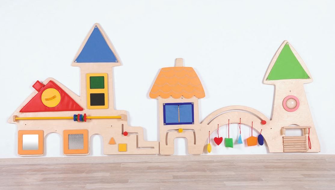 Village Sensory Play Panel (2-Panel Set) by NOVUM