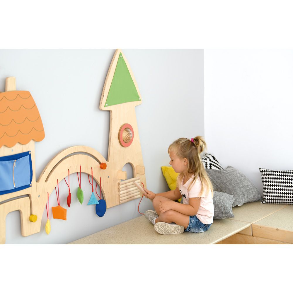 Village Sensory Play Panel (2-Panel Set) by NOVUM