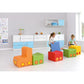 Rainbow Train Foam Seating Set, 6 Pieces by Moje Bambino