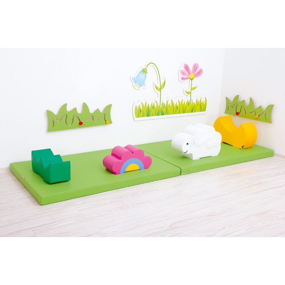 Foam Play Corner Mat with Cutouts by Moje Bambino