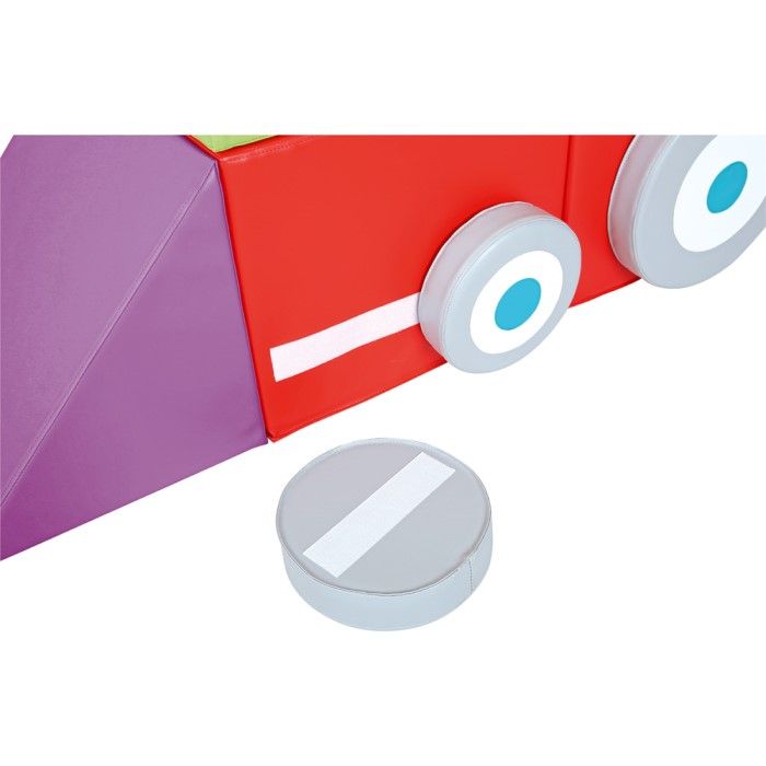 Locomotive Foam Play Set, 15 Pieces by Moje Bambino