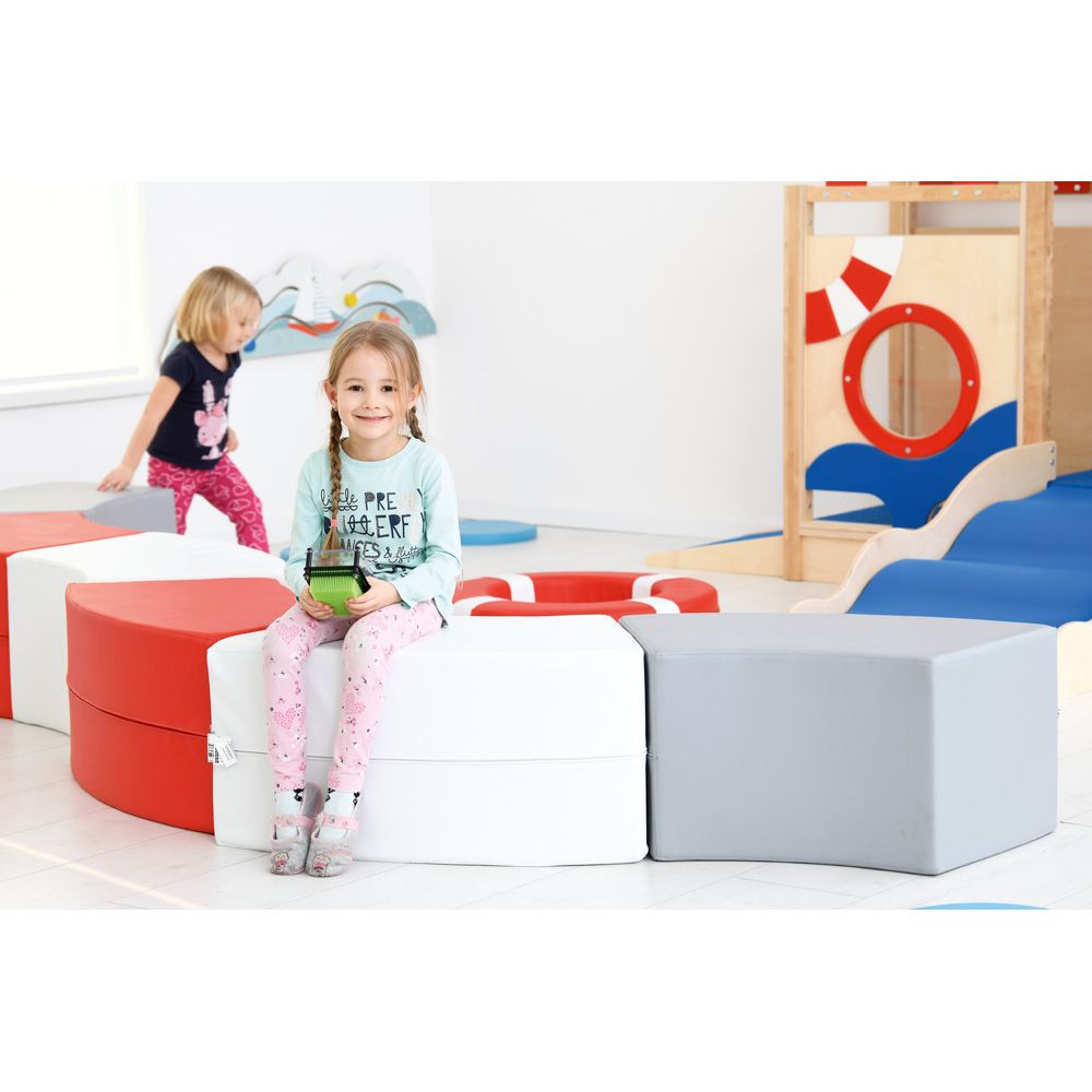Paolo Curved Foam Bench Seat, Short by Moje Bambino