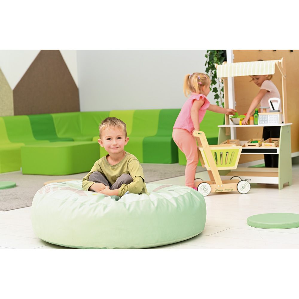 Forest Print Oversized Floor Cushion by Moje Bambino