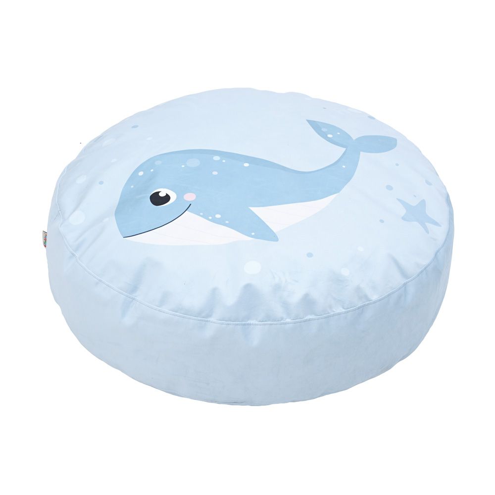 Sea Print Oversized Floor Cushion by Moje Bambino