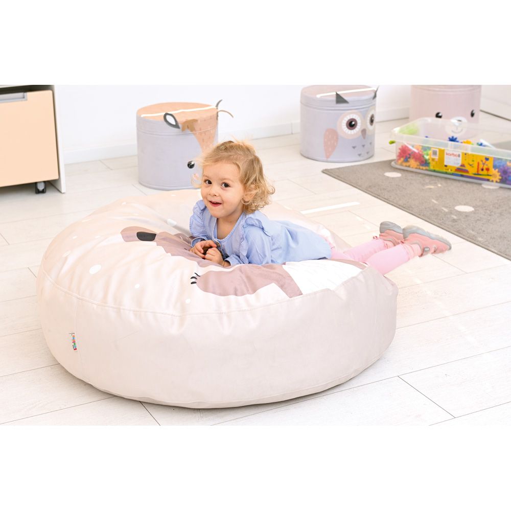 Mountain Print Oversized Floor Cushion by Moje Bambino