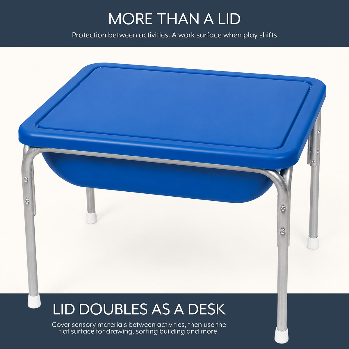 Small Sensory Table and Lid Set with 20 lb Sand Fill, view 5