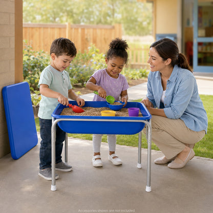 Small Sensory Table and Lid Set with 20 lb Sand Fill