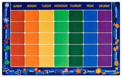 Calendar Classroom Rug