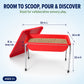 Medium Mobile Sensory Table, Lid and 30 lb Sand Fill, view 8