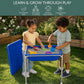 Small Sensory Table and Lid Set with 20 lb Rainbow Fill, view 6