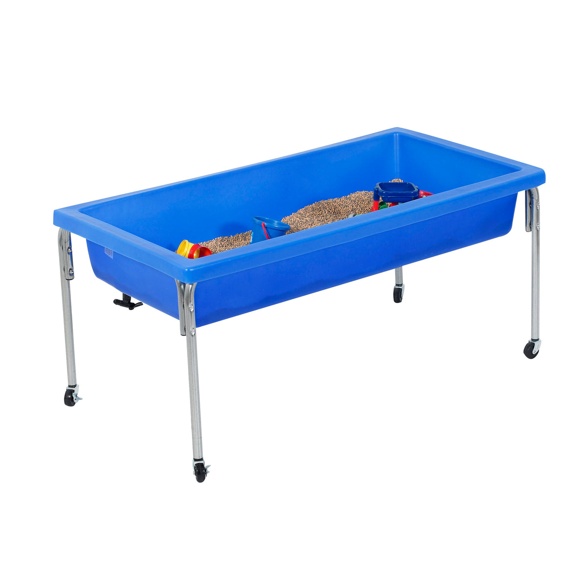 Large Mobile Sand and Water Sensory Table with Lid, view 3