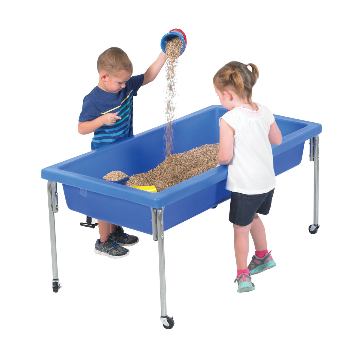 Large Mobile Sand and Water Sensory Table with Lid