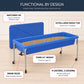 Large Mobile Sensory Table, Lid and 40 lb Sand Fill, view 6