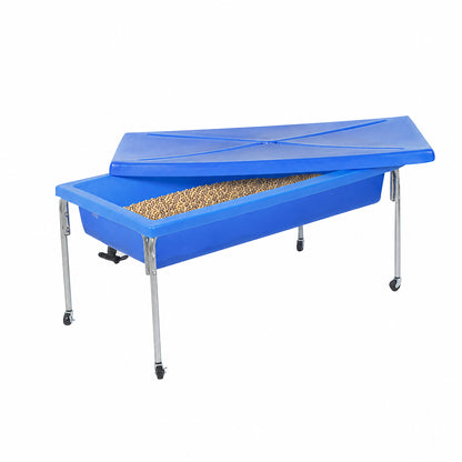 Large Mobile Sensory Table, Lid and 40 lb Sand Fill