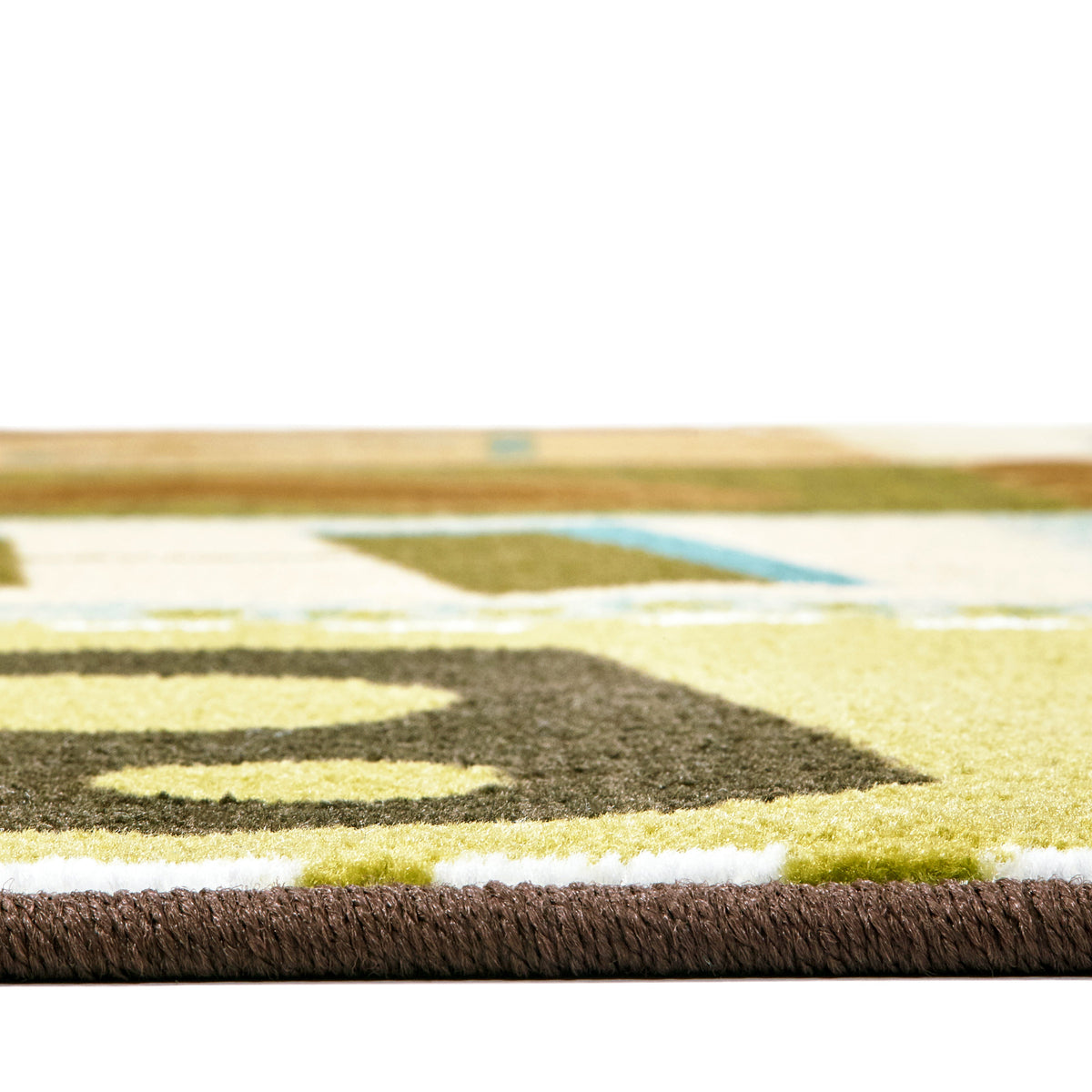 KIDSoft Toddler Alphabet Blocks Nature Classroom Rug, view 3