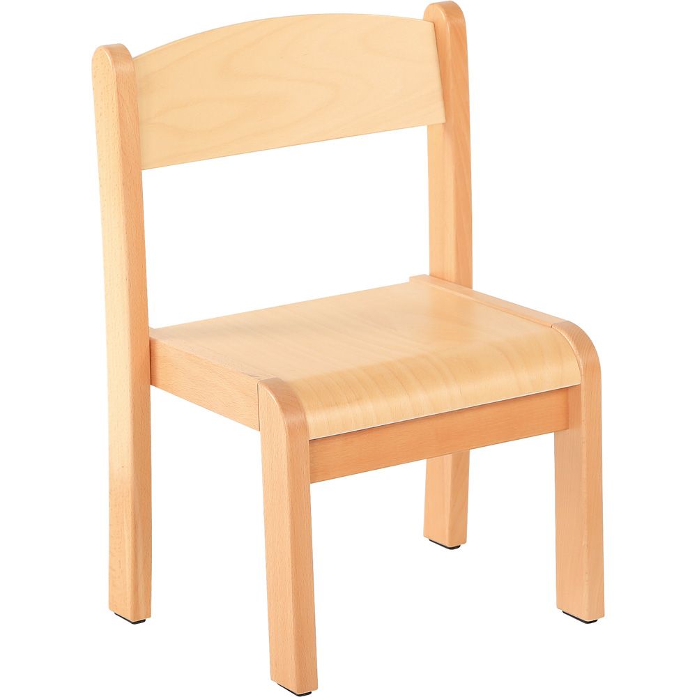 Stackable Beech Wood Classroom Chair by Moje Bambino