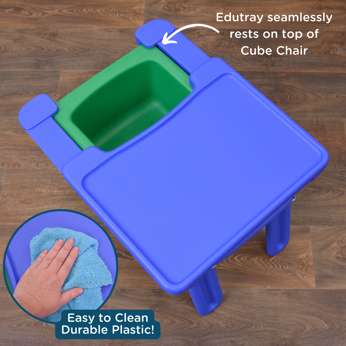 Fold-Flat Desk Tray for Cube Chair, view 6