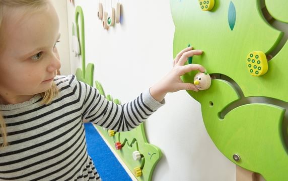 Cherry Tree Sliding Wall Activity by HABA Pro