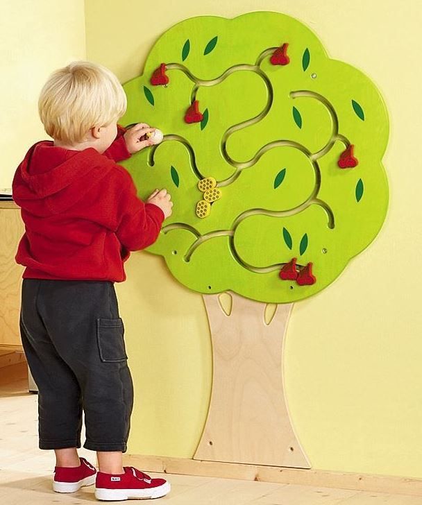 Cherry Tree Sliding Wall Activity by HABA Pro