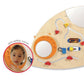 Left Quarter-Circle Sensory Learning Wall Panel by HABA Pro