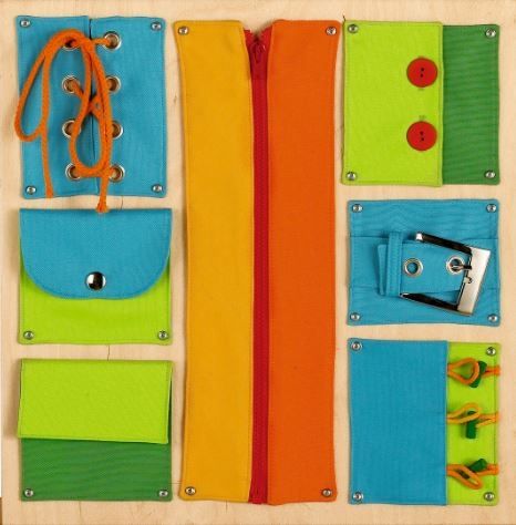 Closures Practice Sensory Wall Panel by HABA Pro