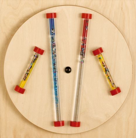 Glitter Rods Visual Sensory Wall Panel by HABA Pro