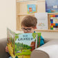 Wall-Mounted Book Browser, 2 Compartments by HABA Pro