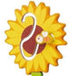 Sunflower with Sliding Bee Wall Decor by HABA Pro