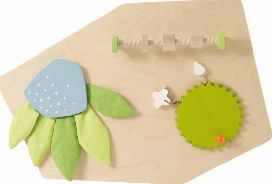 Leaf Shapes Motor Skills Wall Panel by HABA Pro