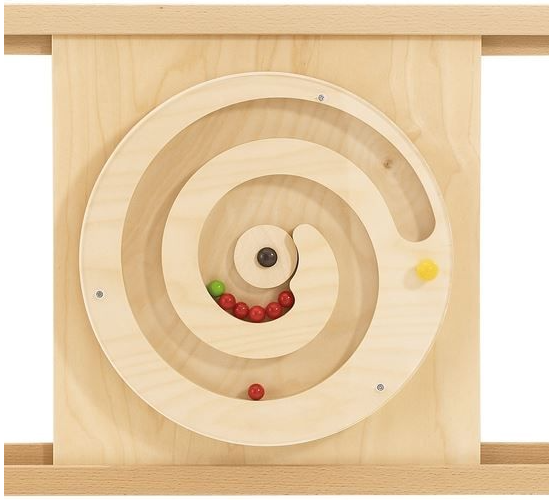 Turning Spiral with Balls Sensory Wall Panel by HABA Pro