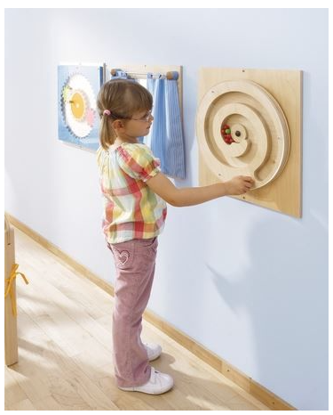 Turning Spiral with Balls Sensory Wall Panel by HABA Pro